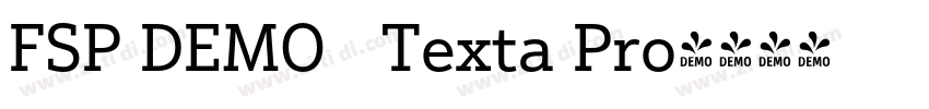 FSP DEMO   Texta Pro字体转换